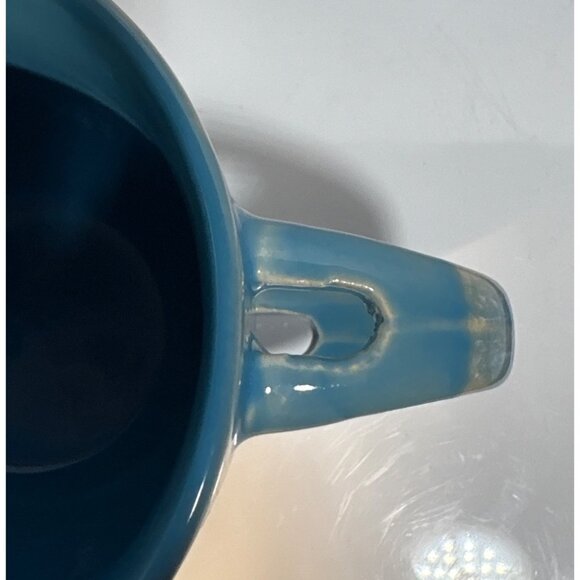 Old Orchard Beach ME Souvenir Mug Coffee Cup Blue Ceramic Mug Anchor No Spoon - Picture 3 of 8